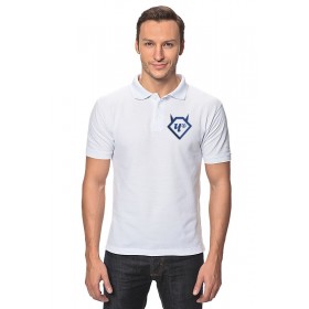 classic_polo_shirt с принтом ФК Чертаново в Курске,  |  | Тематика изображения на принте: 