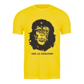 Мужская футболка с принтом Viva La Evolution в Курске,  |  | 
