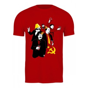 Мужская футболка с принтом Коммунистическая вечеринка в Курске,  |  | 