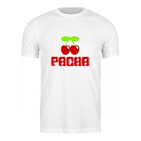 Мужская футболка с принтом PACHA в Курске,  |  | Тематика изображения на принте: 