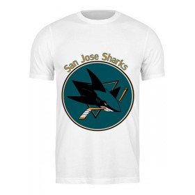 Мужская футболка с принтом San Jose Sharks в Курске,  |  | 