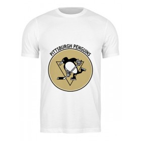 Мужская футболка с принтом Питтсбург Пингвинз в Курске,  |  | Тематика изображения на принте: 