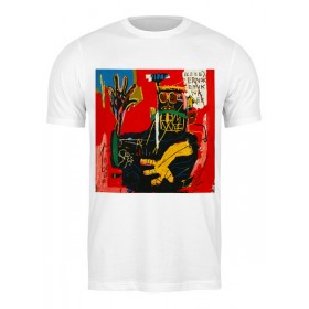 Мужская футболка с принтом Basquiat в Курске,  |  | Тематика изображения на принте: 