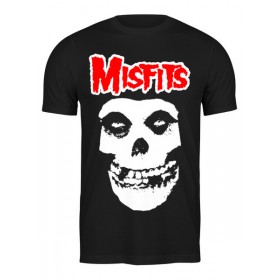 Мужская футболка с принтом Misfits в Курске,  |  | Тематика изображения на принте: 
