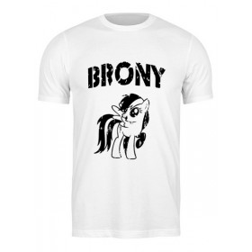 Мужская футболка с принтом BRONY Rainbow Dash 2 в Курске,  |  | Тематика изображения на принте: 