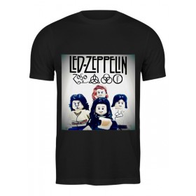 Мужская футболка с принтом Led Zeppelin - toys в Курске,  |  | Тематика изображения на принте: 