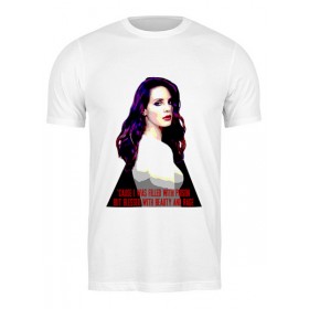 Мужская футболка с принтом Lana Del Rey - Ultraviolence Era в Курске,  |  | 