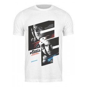 Мужская футболка с принтом Fast Furious / Форсаж в Курске,  |  | Тематика изображения на принте: 