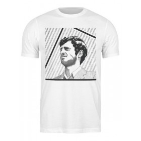 Мужская футболка с принтом Belmondo в Курске,  |  | Тематика изображения на принте: 