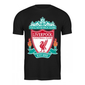 Мужская футболка с принтом Liverpool (Ливерпуль) в Курске,  |  | 
