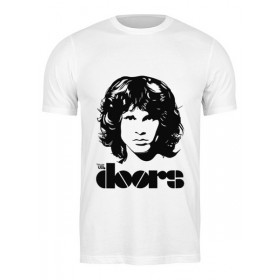 Мужская футболка с принтом The doors (Дорс) в Курске,  |  | Тематика изображения на принте: 