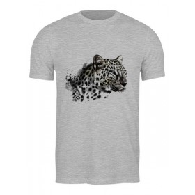 Мужская футболка с принтом гепард в Курске,  |  | Тематика изображения на принте: 
