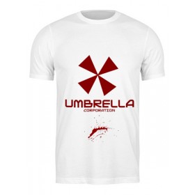 Мужская футболка с принтом Resident Evil: Umbrella Corporation в Курске,  |  | Тематика изображения на принте: 