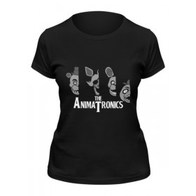 Женская футболка с принтом Animatronics (Пять ночей у Фредди) в Курске,  |  | 