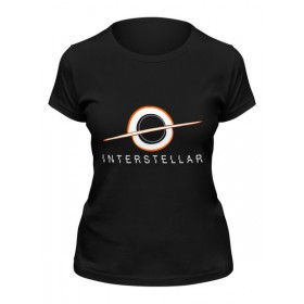 Женская футболка с принтом Интерстеллар (Interstellar) в Курске,  |  | 