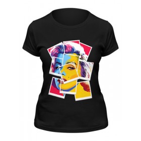 Женская футболка с принтом Мэрилин Монро (Marilyn Monroe) в Курске,  |  | 