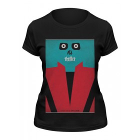 Женская футболка с принтом MJ thriller в Курске,  |  | 