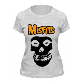 Женская футболка с принтом Misfits в Курске,  |  | 