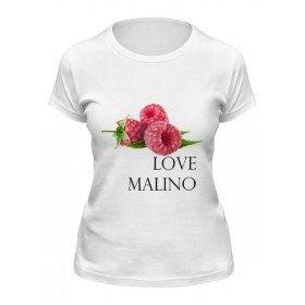 Женская футболка с принтом Love Malino в Курске,  |  | 