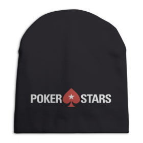 full_print_beanie с принтом POKERSTARS в Курске,  |  | Тематика изображения на принте: 