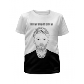 Футболка с полной запечаткой для мальчиков с принтом Radiohead Thom Yorke T-Shirt в Курске,  |  | Тематика изображения на принте: 