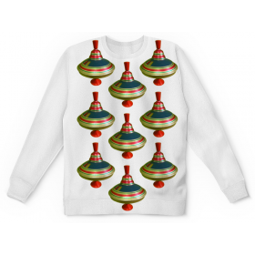 full_print_kids_sweatshirt с принтом Винтажная игрушка в Курске,  |  | 