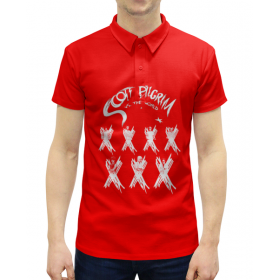 full_print_man_polo с принтом Scott Pilgrim в Курске,  |  | Тематика изображения на принте: 