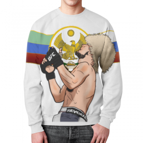 full_print_sweatshirt с принтом UFC Хабиб Нурмагомедов в Курске,  |  | 