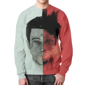 full_print_sweatshirt с принтом Бойцовский Клуб (Fight Club) в Курске,  |  | 