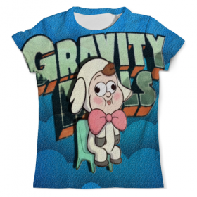 Мужская футболка 3D с принтом Gravity falls в Курске, Футболка с нанесением полноцветного изображения по всей поверхности может быть выполнена в двух вариантах - ХЛОПОК и СИНТЕТИКА. | Хлопок - ткань из 100% хлопка высшего качества пенье.  <br>Синтетика - ткань с высоким содержанием синтетического волокна (до 80%).  Материал хорошо тянется, имеет приятную на ощупь фактуру | 