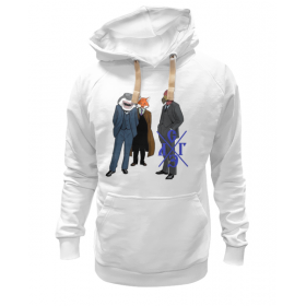hoodie с принтом деловые мужчины в Курске,  |  | Тематика изображения на принте: 