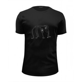 Мужская футболка Premium с принтом Radiohead King of Limbs T-Shirt Black в Курске, Белый, черный, серый меланж, голубой: 100% хлопок, плотность 160 гр. Остальные цвета: 92% хлопок, 8% лайкра, плотность 170-180гр. |  | 