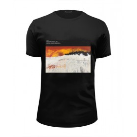 Мужская футболка Premium с принтом Radiohead Kid A T-Shirt Black в Курске, Белый, черный, серый меланж, голубой: 100% хлопок, плотность 160 гр. Остальные цвета: 92% хлопок, 8% лайкра, плотность 170-180гр. |  | 