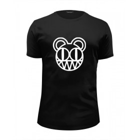 Мужская футболка Premium с принтом Radiohead T-Shirt Black в Курске, Белый, черный, серый меланж, голубой: 100% хлопок, плотность 160 гр. Остальные цвета: 92% хлопок, 8% лайкра, плотность 170-180гр. |  | 