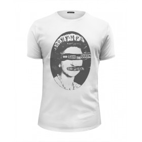 Мужская футболка Premium с принтом Sex Pistols в Курске, Белый, черный, серый меланж, голубой: 100% хлопок, плотность 160 гр. Остальные цвета: 92% хлопок, 8% лайкра, плотность 170-180гр. |  | 