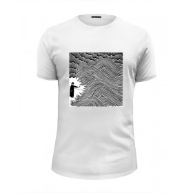 Мужская футболка Premium с принтом Radiohead ART T-Shirt в Курске, Белый, черный, серый меланж, голубой: 100% хлопок, плотность 160 гр. Остальные цвета: 92% хлопок, 8% лайкра, плотность 170-180гр. |  | 