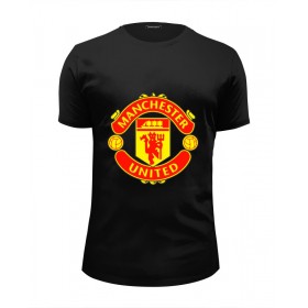 Мужская футболка Premium с принтом Manchester United в Курске, Белый, черный, серый меланж, голубой: 100% хлопок, плотность 160 гр. Остальные цвета: 92% хлопок, 8% лайкра, плотность 170-180гр. |  | 