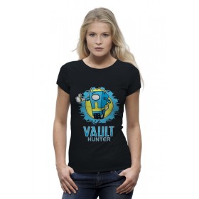 Женская футболка Premium с принтом Fallout x Borderlands в Курске,  |  | 