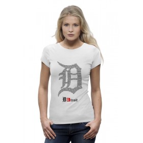 Женская футболка Premium с принтом EMINEM DETROIT в Курске,  |  | 