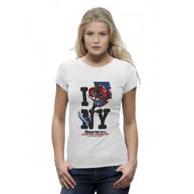 Женская футболка Premium с принтом Friday the 13th / I love NY в Курске,  |  | 