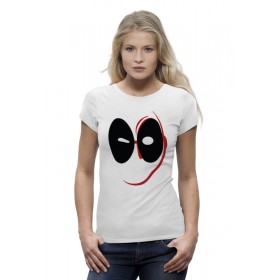 Женская футболка Premium с принтом Дэдпул (Deadpool) в Курске,  |  | 