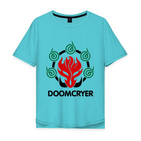 Мужская футболка хлопок Oversize с принтом Orc Mage - Doomcryer в Курске, 100% хлопок | свободный крой, круглый ворот, “спинка” длиннее передней части | doomcryer | lineage | orc mage