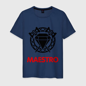 Мужская футболка хлопок с принтом Dwarf Fighter - Maestro в Курске, 100% хлопок | прямой крой, круглый вырез горловины, длина до линии бедер, слегка спущенное плечо. | line age | lineage | линейка | маэстро