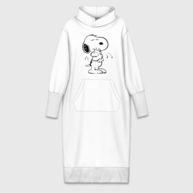 Платье удлиненное хлопок с принтом Snoopy в Курске,  |  | snoopy | сгупи