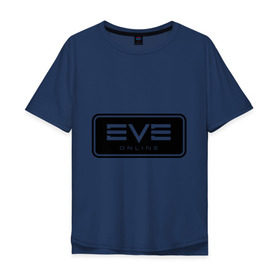 Мужская футболка хлопок Oversize с принтом EVE online в Курске, 100% хлопок | свободный крой, круглый ворот, “спинка” длиннее передней части | ив | игра | компьютерная