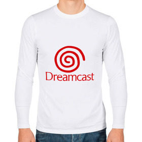 Мужской лонгслив хлопок с принтом Dreamcast в Курске, 100% хлопок |  | dreamcast | sega | видеоигры | приставки | сега