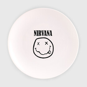 Тарелка 3D с принтом Nirvana в Курске, фарфор | диаметр - 210 мм
диаметр для нанесения принта - 120 мм | cobain | media | nirvana | rock | smells like teen spirit | toplanding | кобейн | нирвана | рок