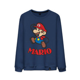 Мужской свитшот хлопок с принтом Super Mario (3) в Курске, 100% хлопок |  | nintendo | марио | нинтендо