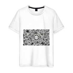 Мужская футболка хлопок с принтом SPORE (2) в Курске, 100% хлопок | прямой крой, круглый вырез горловины, длина до линии бедер, слегка спущенное плечо. | игры | лаборатория существ | спор