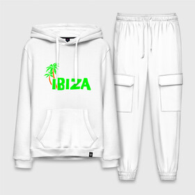 Мужской костюм хлопок с толстовкой с принтом Ibiza в Курске,  |  | ibiza | ибица | пальмы | фестиваль